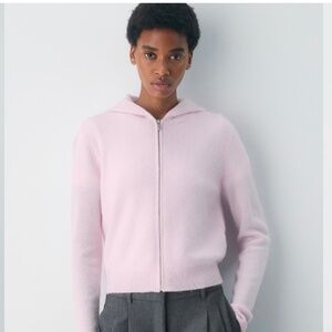 Aritzia cashmere zip hoodie
